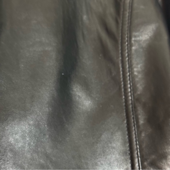 Womens Kenneth Cole Reaction Black
Leather Trench Coat Size S - Picture 13 of 13